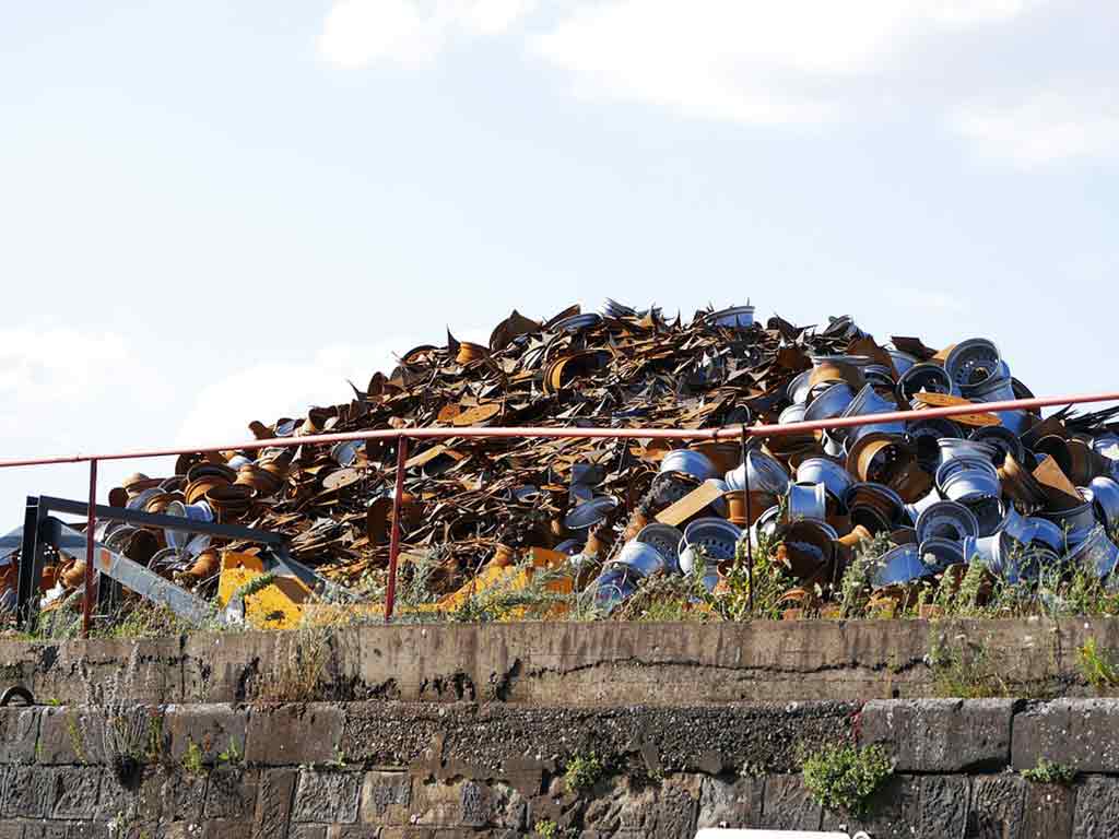 Enlèvement de ferrailles